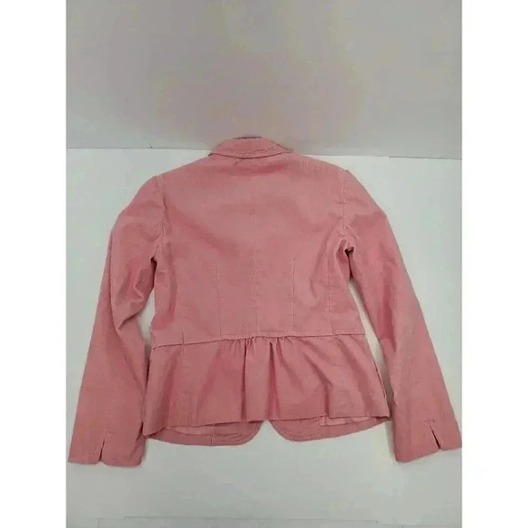 Talbots Fitted Pink Corduroy Blazer Women's Size 2 - Picture 8 of 9